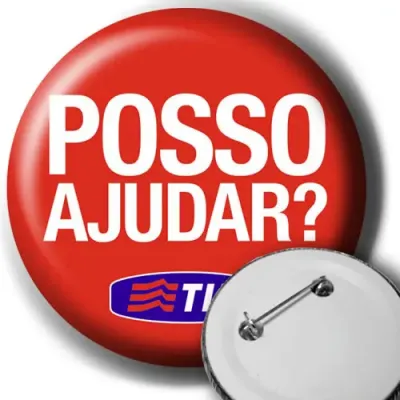 Botton americano personalizado com seu logo ou logomarca