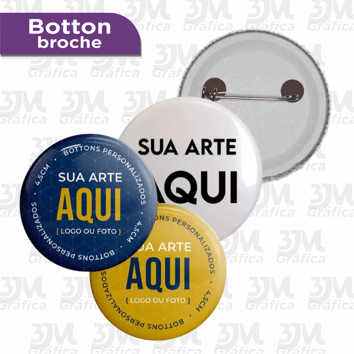 Botton Broche 4,4cm