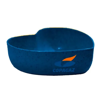 Bowl Coracao Fibra Madeira Azul 500ml Green Colors