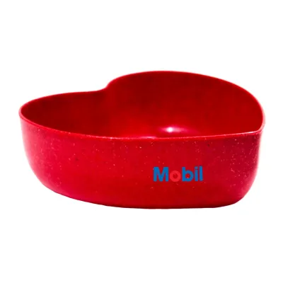 Bowl Coracao Fibra Madeira Vermelho 500ml Green Colors