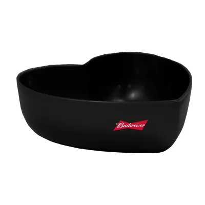 Bowl Coracao Preto 500ml Plastico Premium