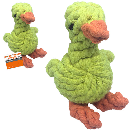 Brinquedo Mordedor de Corda - Formato Pato