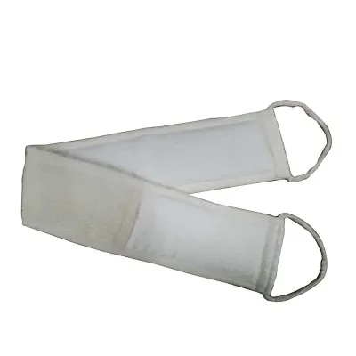 Bucha Para Costas Atoalhado Branco Cru