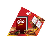 Calendário De Mesa Porta Cartões Triangulo — foto 5