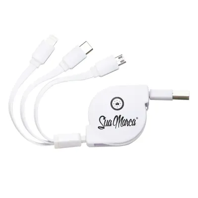 Cabo Retratil Personalizado 3 em