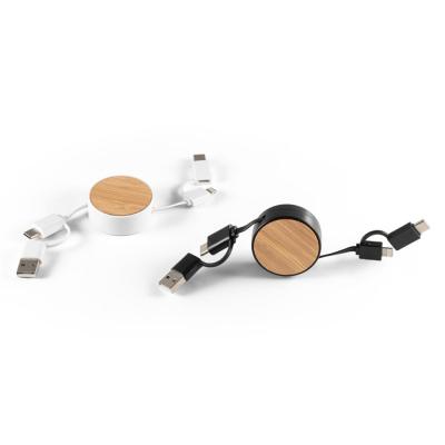 Cabo Usb 5 em 1 Retratil Personalizado