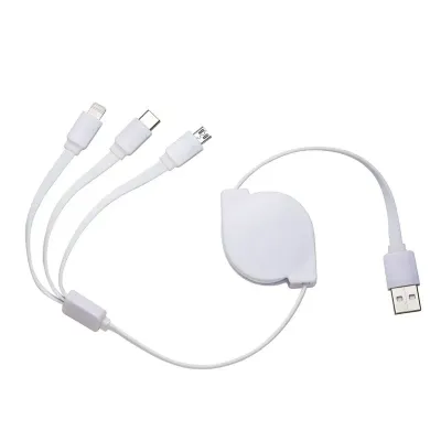 Cabo Usb Retratil 3 em 1 Tc11