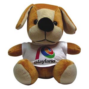 Cachorro pelúcia Playland.