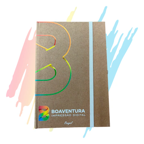 Caderneta Personalizada - Kit com 5 Unidades