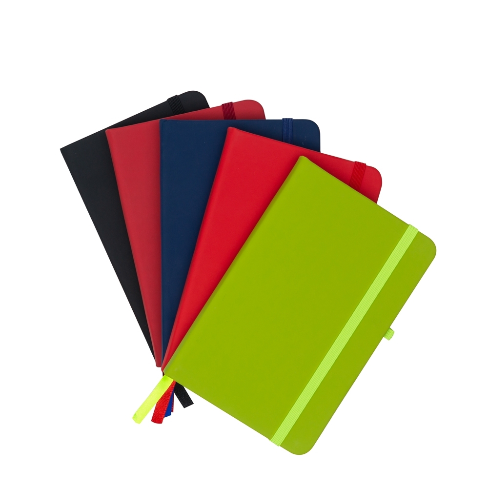 Caderneta tipo Moleskine com Porta Caneta Personalizada — foto 2