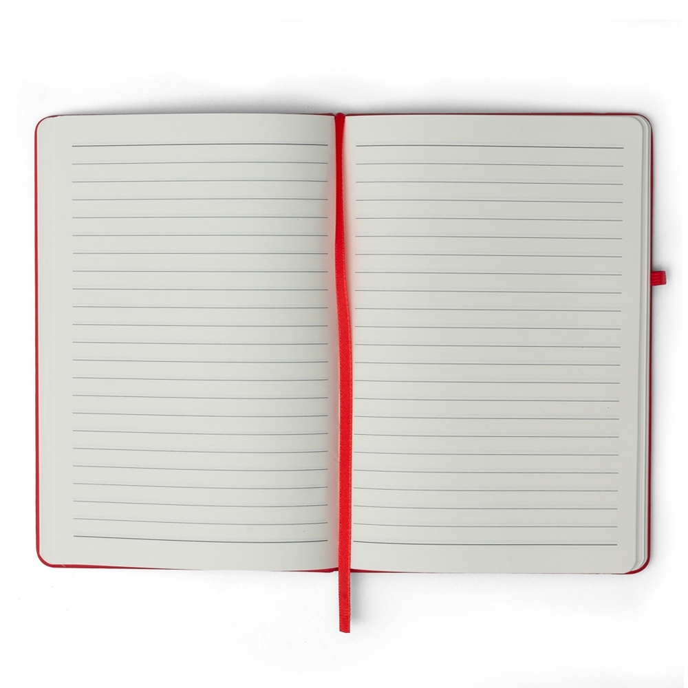 Caderneta tipo Moleskine com Porta Caneta Personalizada — foto 2