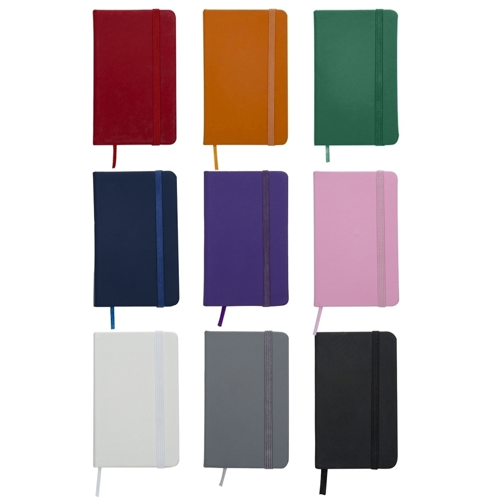 CADERNETA TIPO MOLESKINE PERSONALIZADA