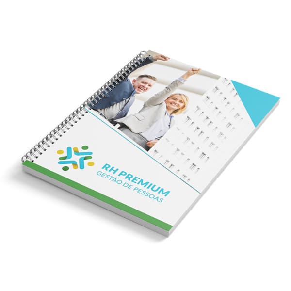 Caderno A4 – Capa Dura e Wire-o Personalizado