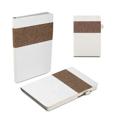 Caderno a5 Capa em Fibra de Cana de Acucar e Cafe