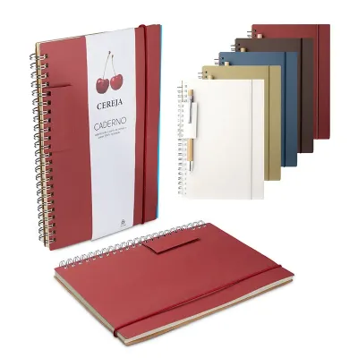 Caderno a5 Capa em Papel Reciclado