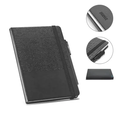 Caderno a5 Com Capa Dura em Sintetico Tiles