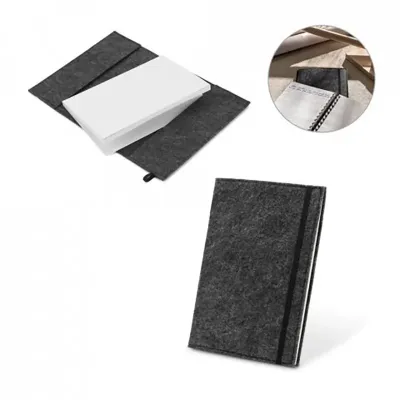 Caderno a5 Com Capa Feltro Reciclado Lnr93636