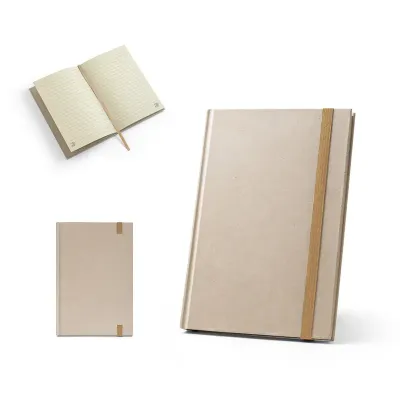 Caderno a5 de Capa em Papel de Cana de Acucar