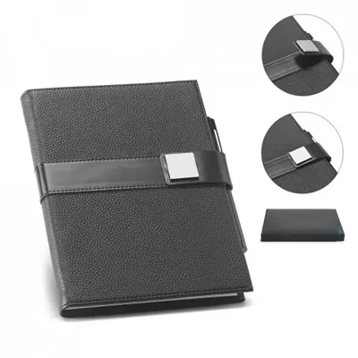 Caderno a5 em Couro Lnr53633 Empire