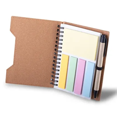 Caderno a6 Capa em Papelao Reciclado Com Caneta