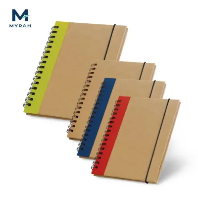 Caderno A6 de capa dura em cartão