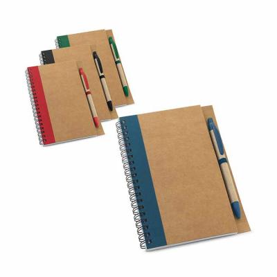 Caderno Capa Dura de Papel Kraft