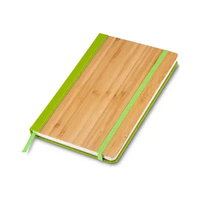 Caderno Capa em Bambu e pu