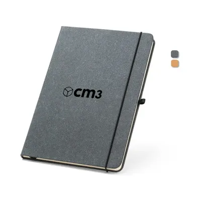 Caderno Couro Reciclado Pautado Personalizado