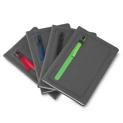 Caderno de Anotacoes Com Porta Objetos