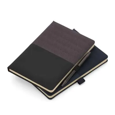 Caderno de Anotacoes Com Suporte Para Caneta Personalizado