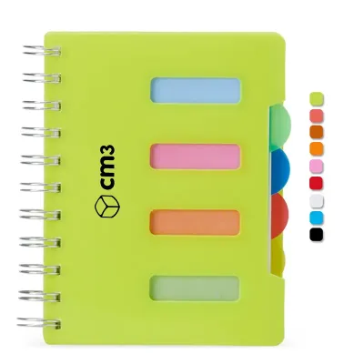 Caderno de Anotacoes Plastico Pautado Personal