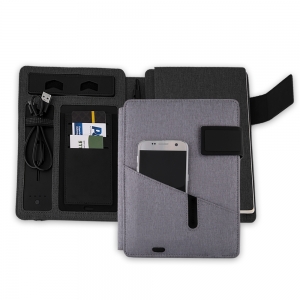 Caderno de Anotaг‡г•es com Power Bank 4000mah