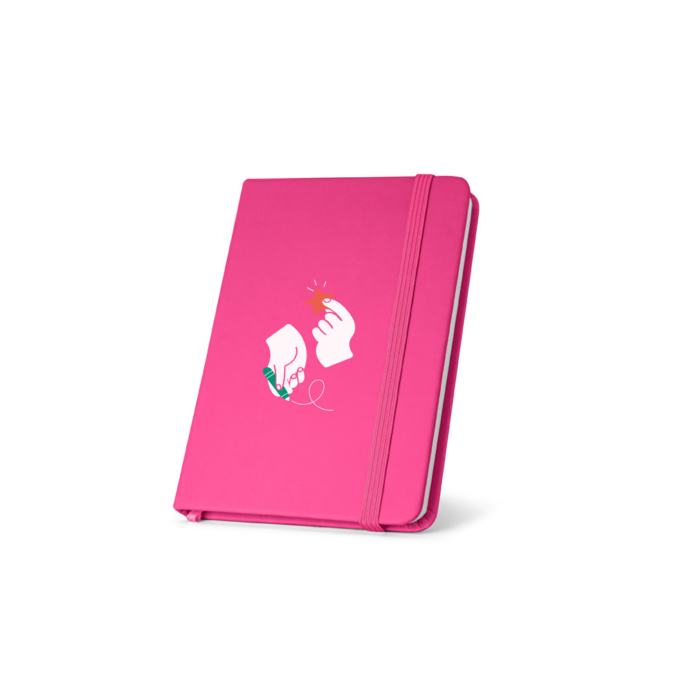 Caderno de bolso em c.sintético com páginas lisas - Meyer