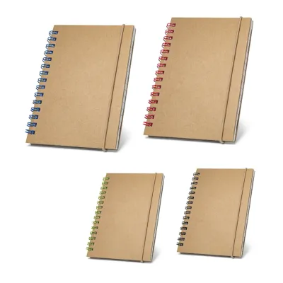 Caderno de Bolso Espiral de Capa Dura em Cartao