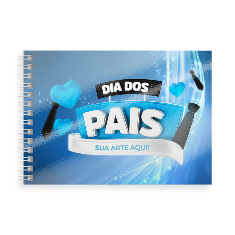 Caderno de Desenho Dia dos Pais