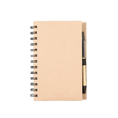 Caderno Ecologico Com Autoadesivos e Caneta