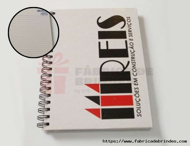 Caderno Ecológico Médio Personalizado