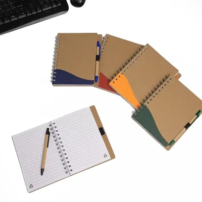 Caderno Ecologico Personalizado Com Caneta