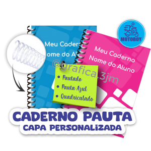 Caderno Escolar 18x26cm