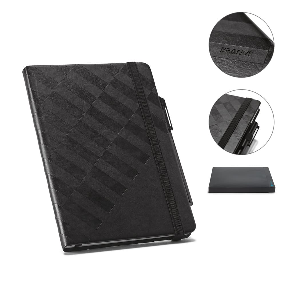 Caderno Geometric A5 em Couro Sintético
