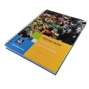 Caderno Pequeno com Wire-o