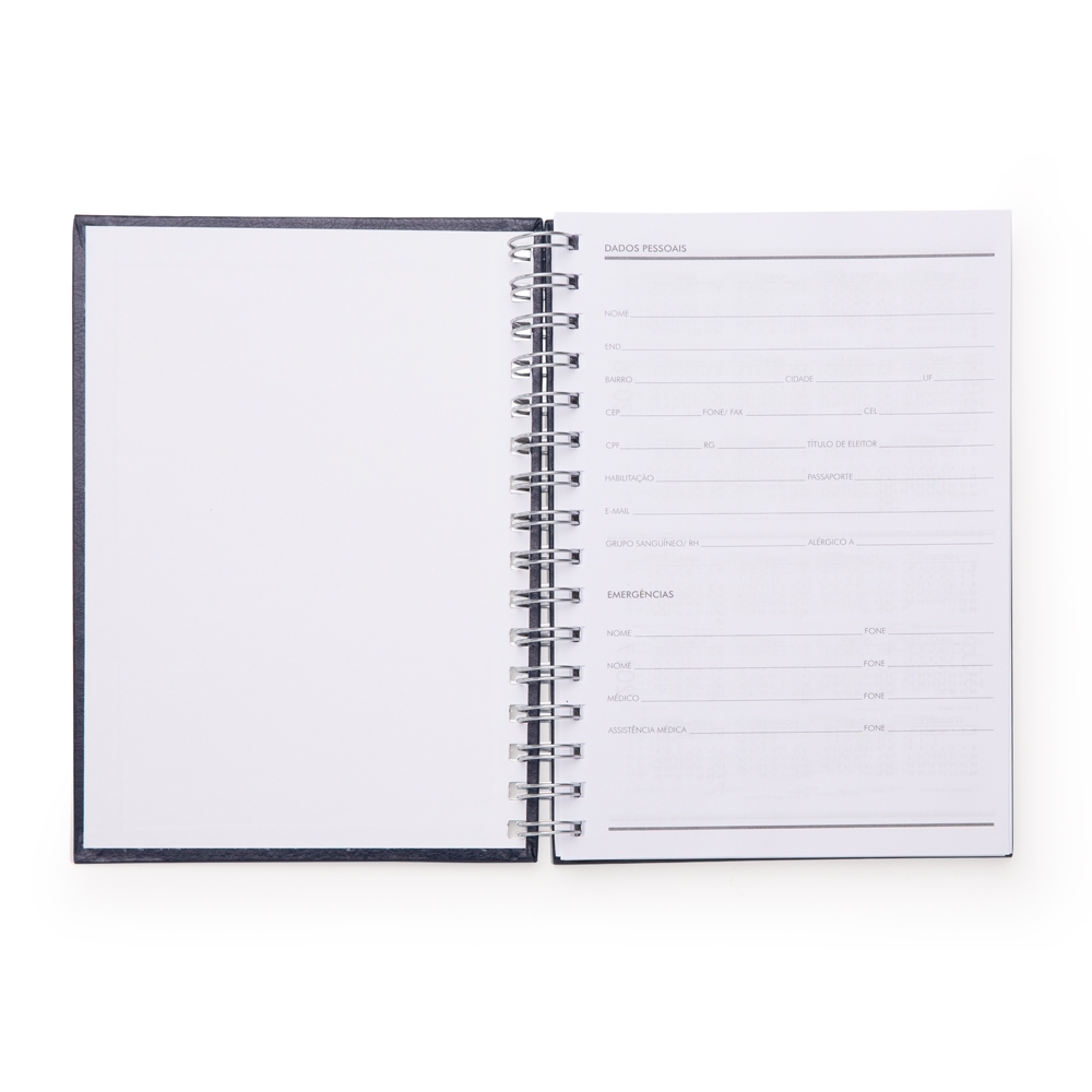 Caderno Pequeno de Couro Sintético Personalizado — foto 2