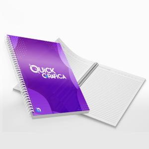 Caderno Personalizado Capa Dura 15x21cm 15x21 cm Capa Dura Capa e Contra Capa