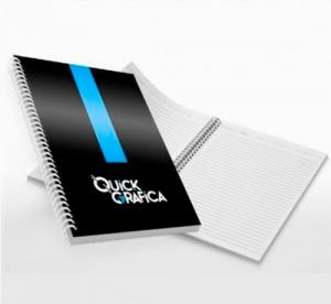 Caderno Personalizado Capa Dura 20x28cm 20x28 cm Capa Dura Capa e Contra Capa