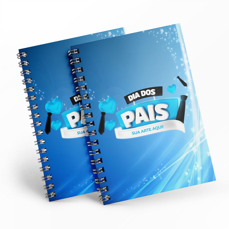 Caderno Personalizado Dia dos Pais - Capa Dura