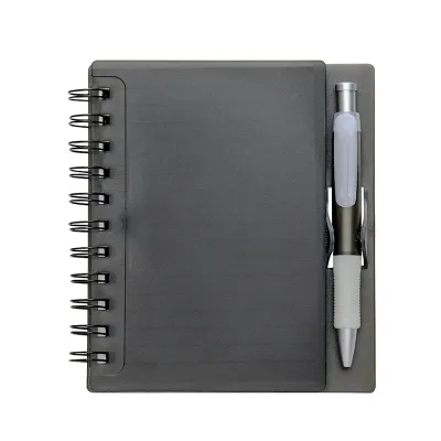 Caderno Plastico Com Caneta Lnr11193