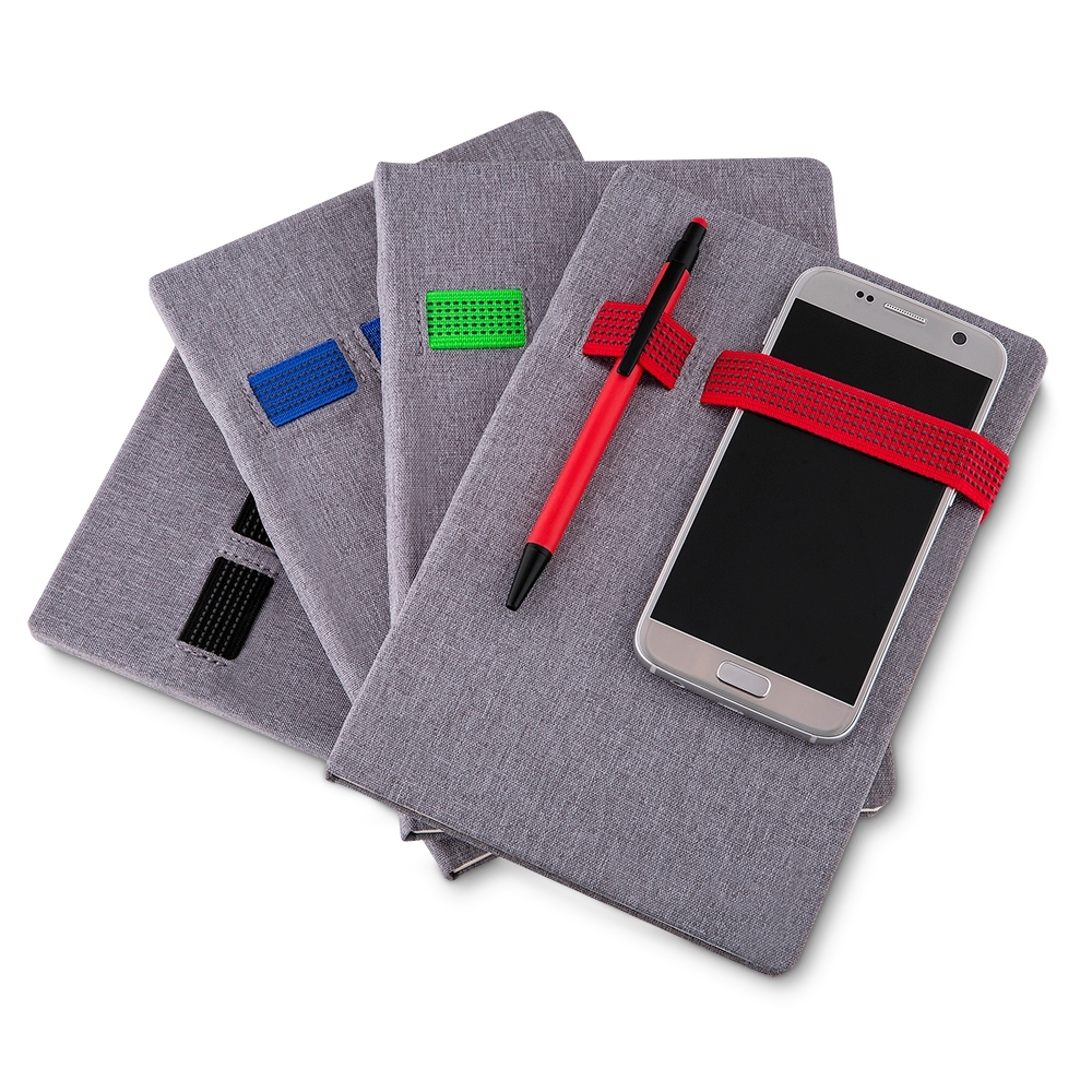 Caderno Porta Celular e Caneta Personalizado — foto 2