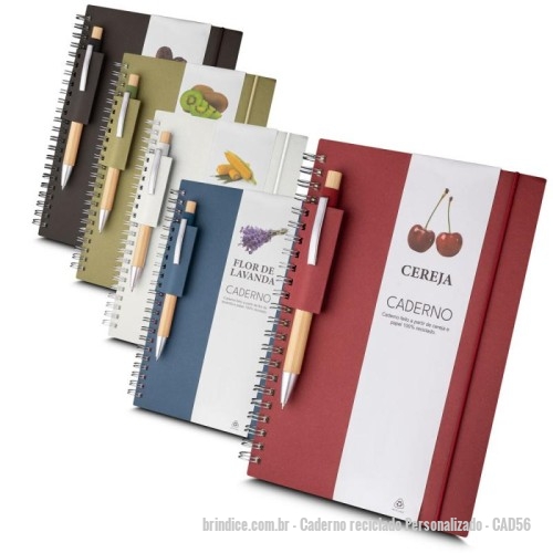 Caderno Reciclado Personalizado