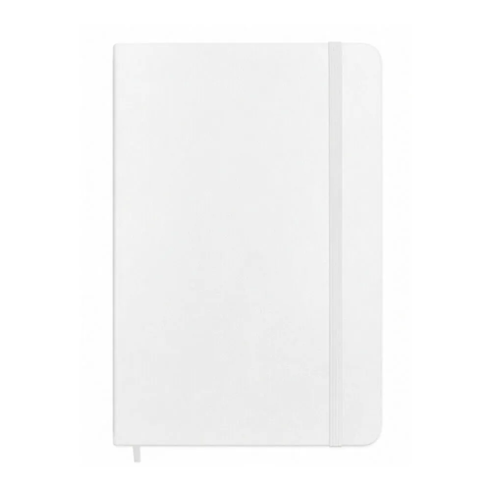 Caderno tipo Moleskine Couro Sintético A5