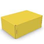 Caixa pequena para Mercado Livre - Correio Colorida 1B - 16x11x6cm - pac 50un - 50, Amarela